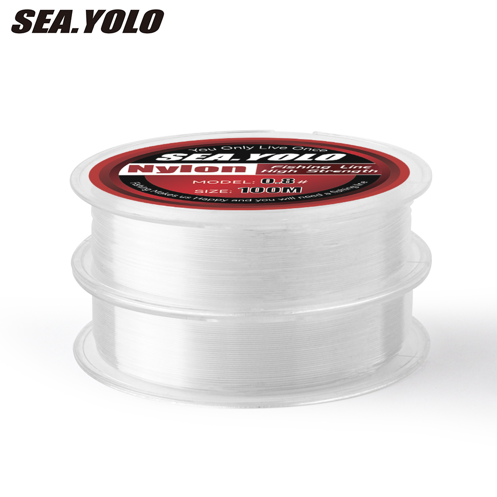 Copolymer Line - Sea.Yolo 100m Imported Strong Crystal Nylon