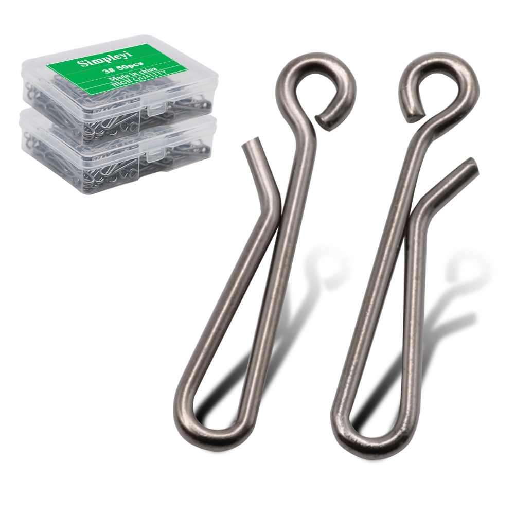 Monofilament Line - 50pcs/box Bearing Lock Rolling Swivel Pin