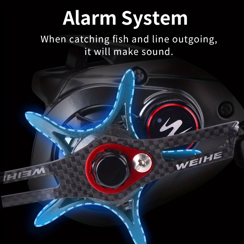 WEIHE  Carbon  Body Baitcastin - Abu Garcia Reel Max ulasan dan harga