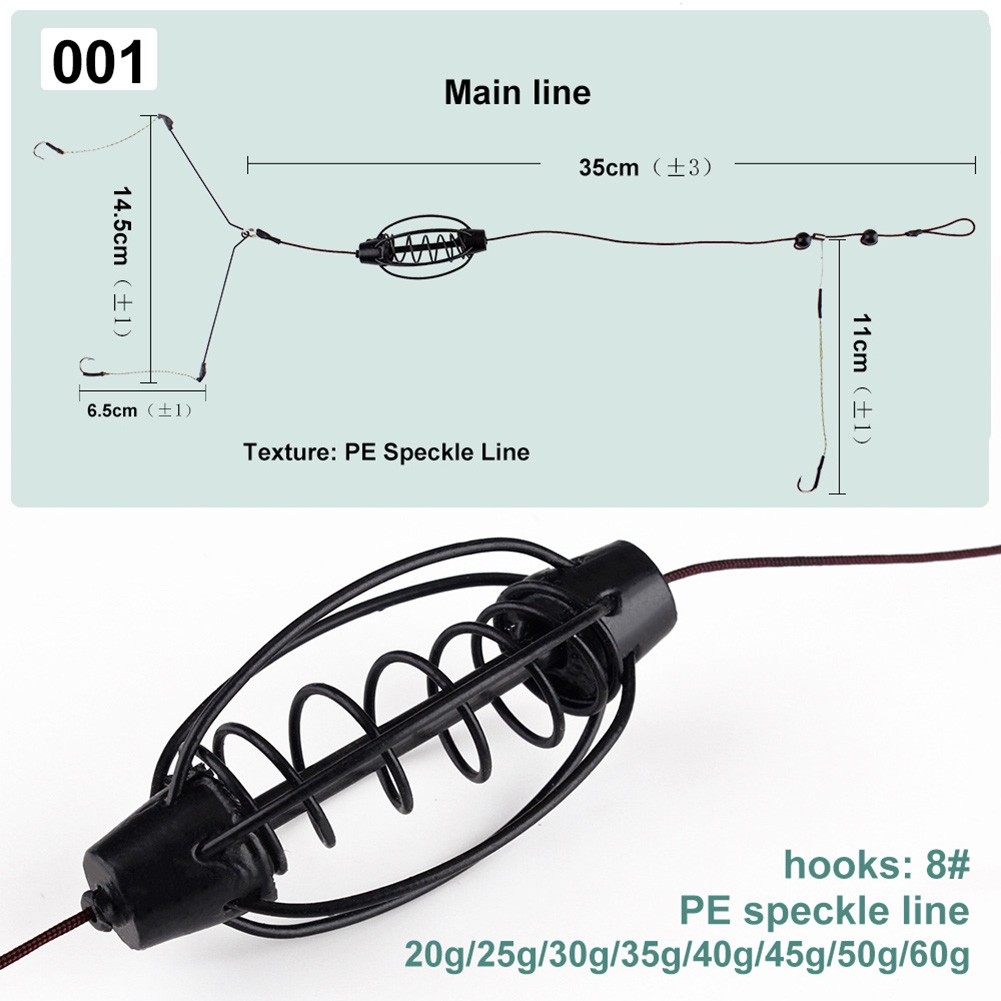 1PCS Carp Fishing Feeder Europ - Monofilament Line ulasan dan harga